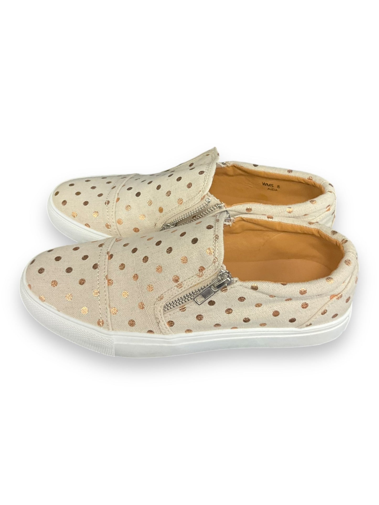 Shoes Sneakers By Report In Polkadot Pattern, Size: 8