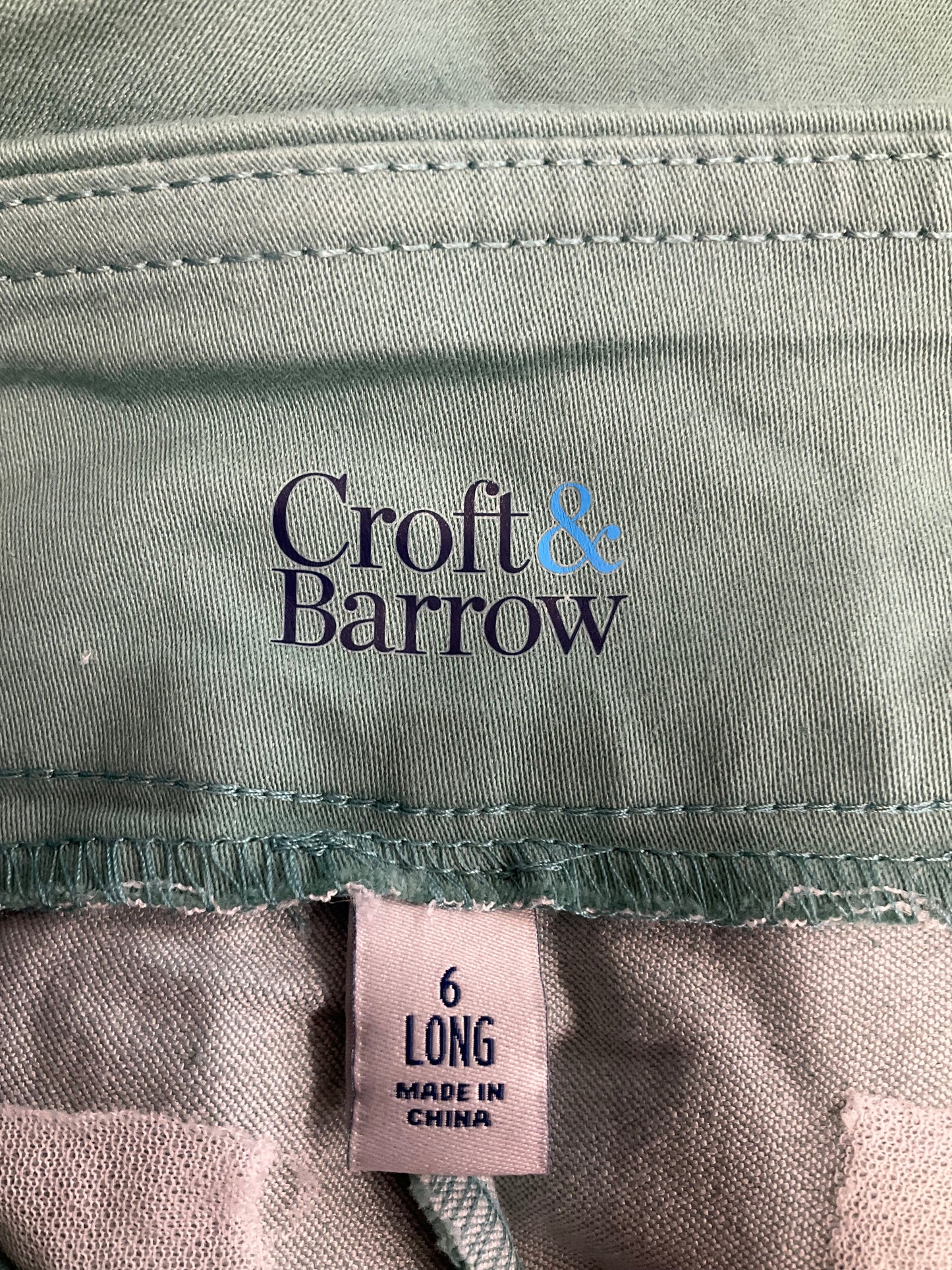 Green Pants Dress Croft And Barrow, Size 6long