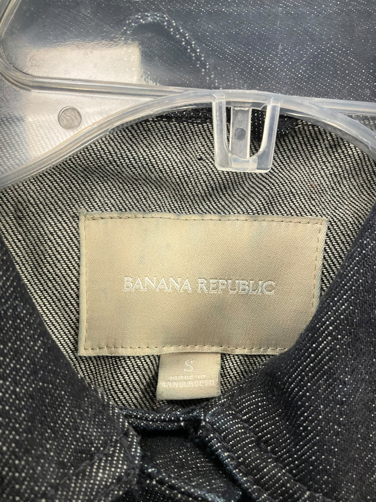 Blue Denim Jacket Denim Banana Republic, Size S