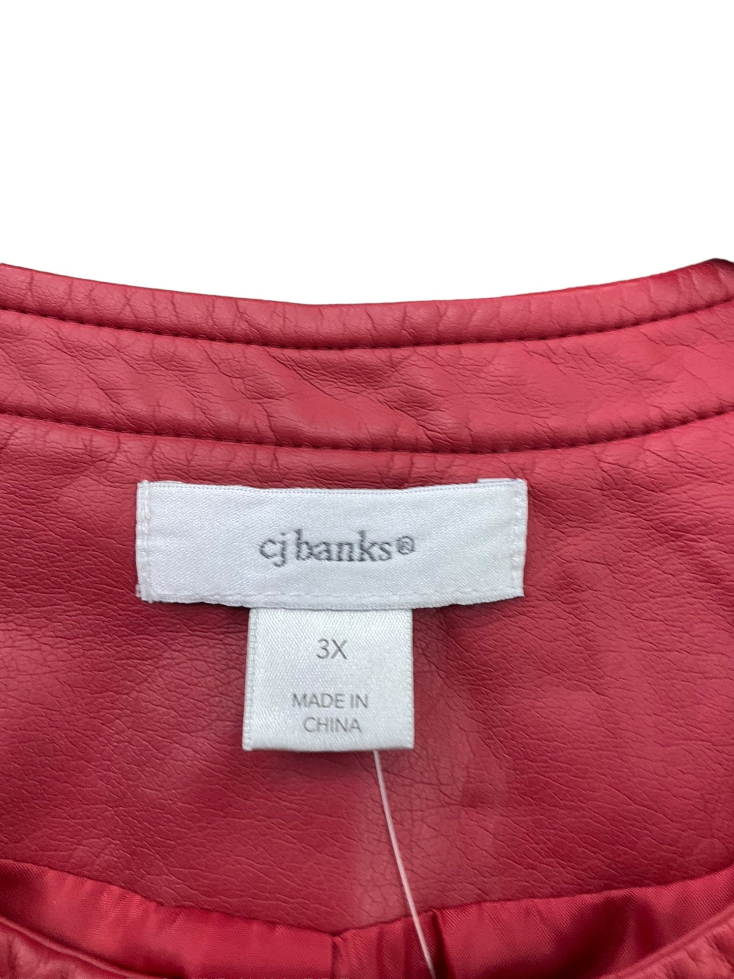 Jacket Other By Cj Banks In Red, Size: 3x