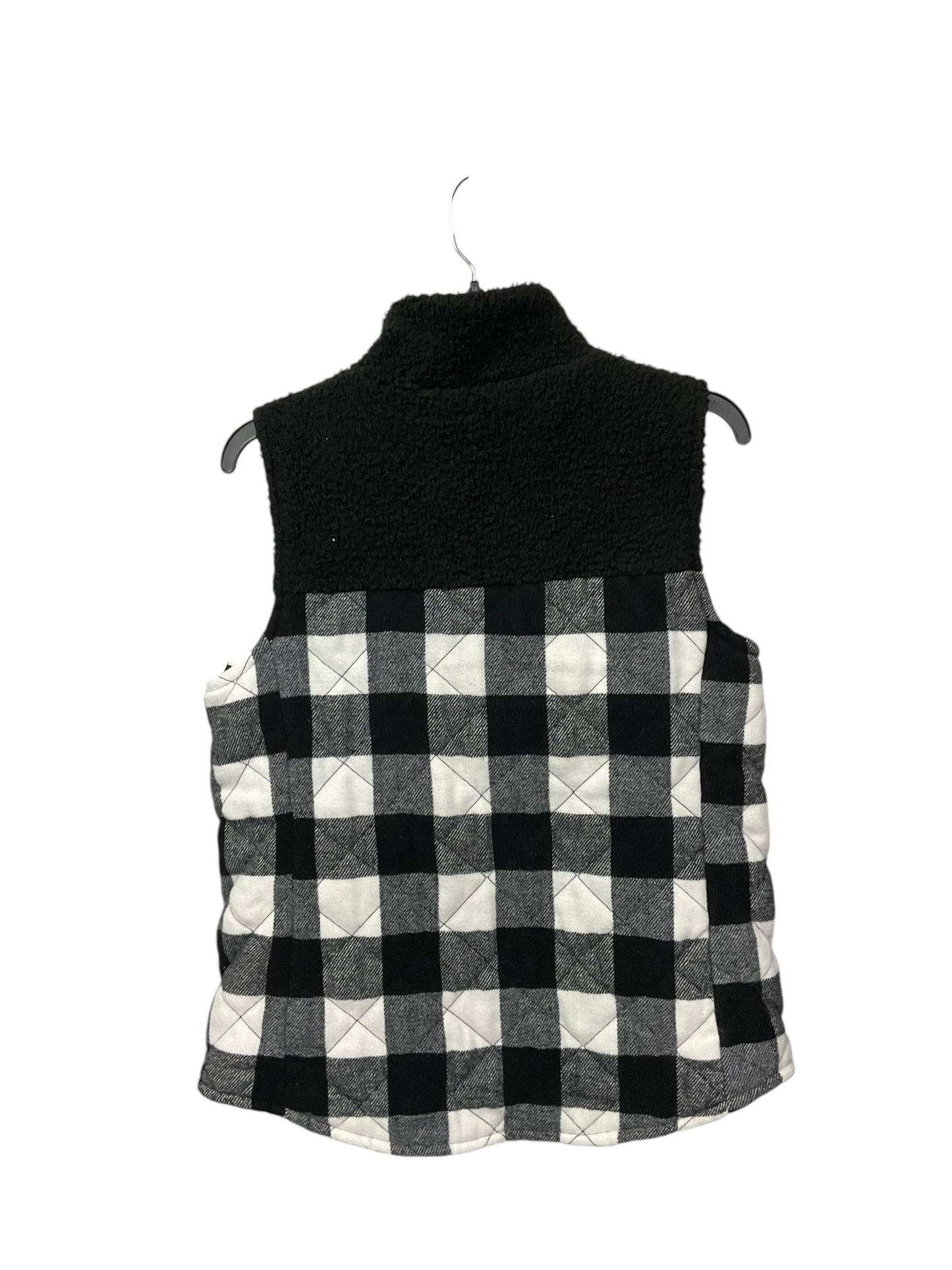 Vest Puffer & Quilted By Maurices In Plaid Pattern, Size: M