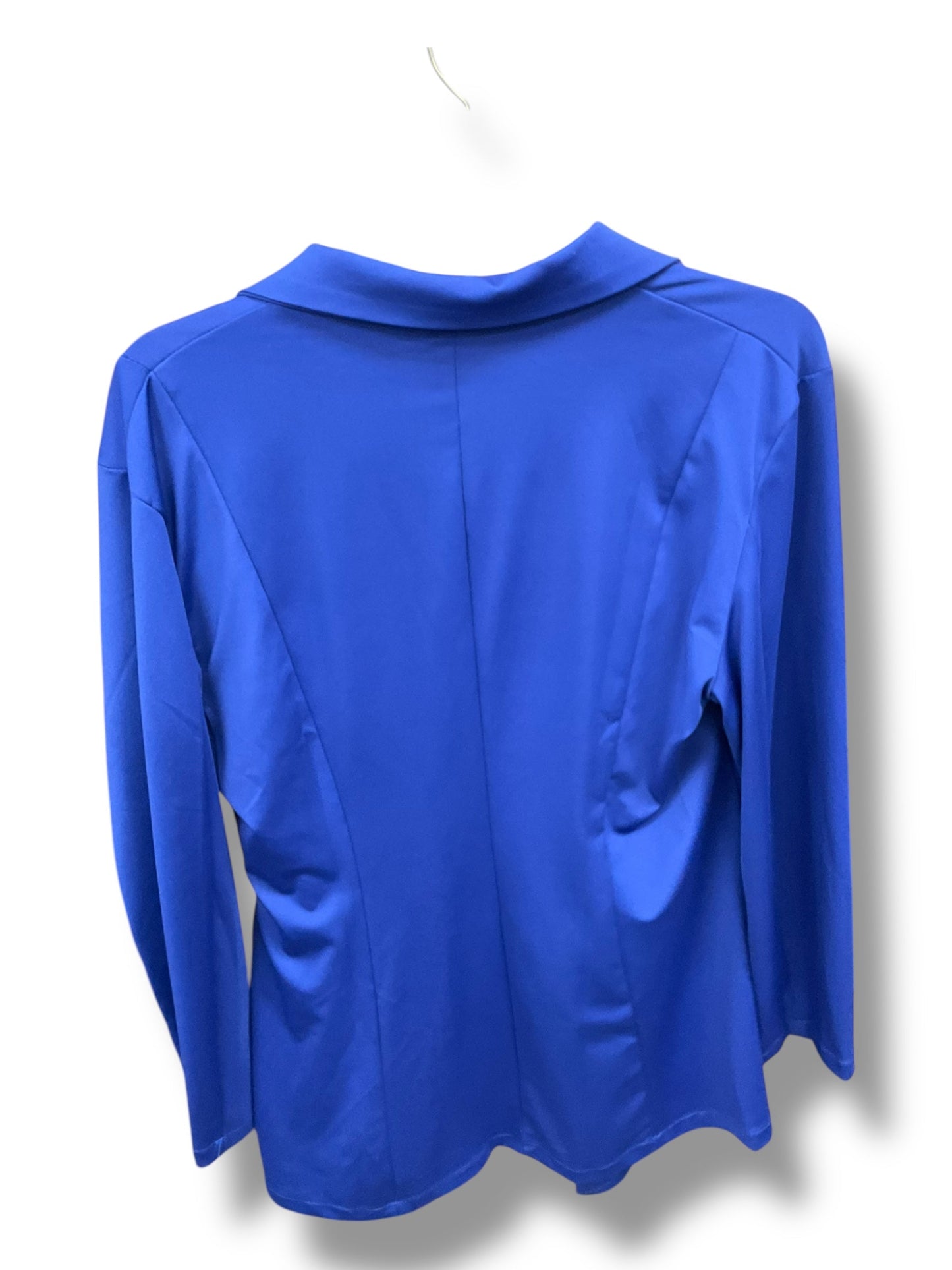 Top Long Sleeve By Clothes Mentor In Blue, Size: Xl