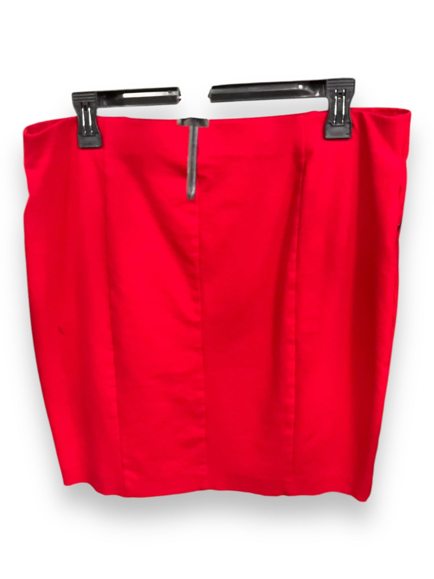 Skirt Midi By Alfani In Red, Size: Xl