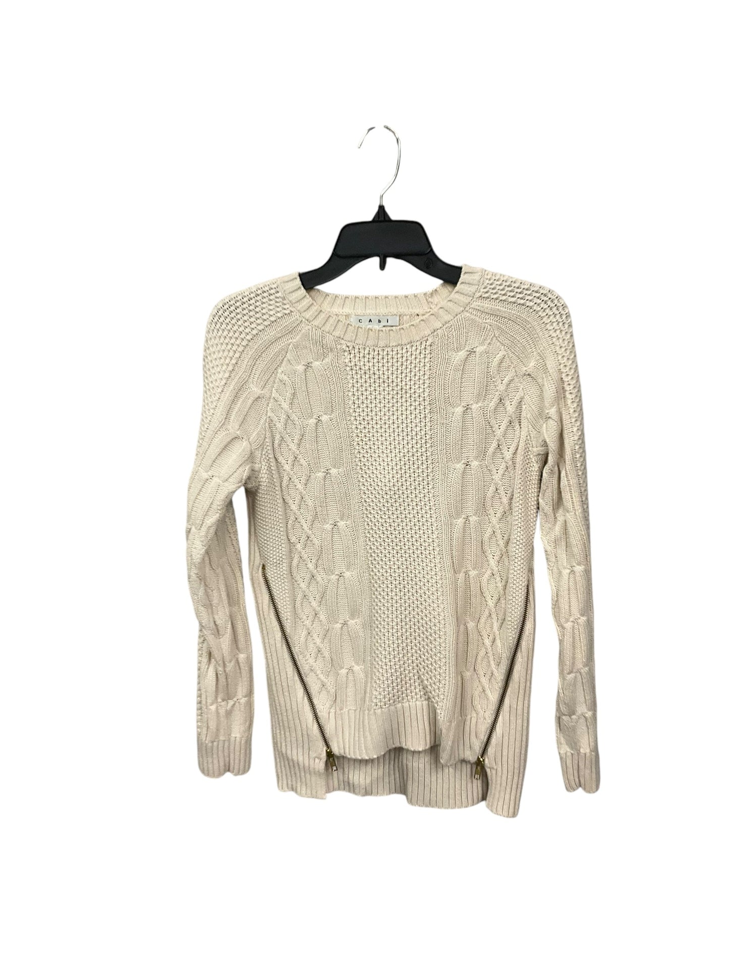 Sweater By Cabi In Ivory, Size: S