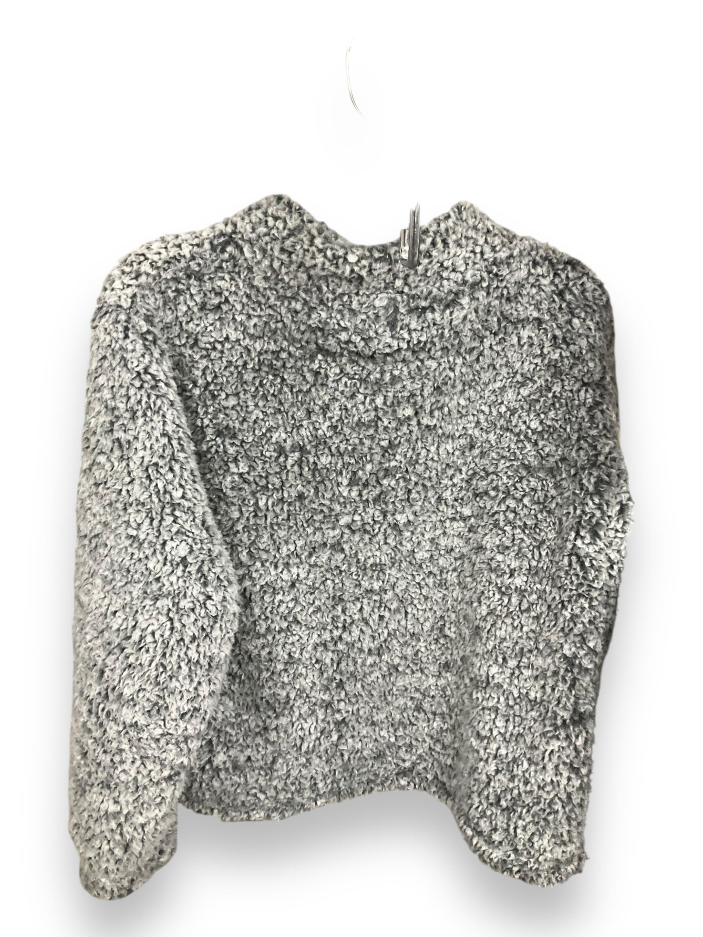 Jacket Fleece By Clothes Mentor In Grey, Size: M