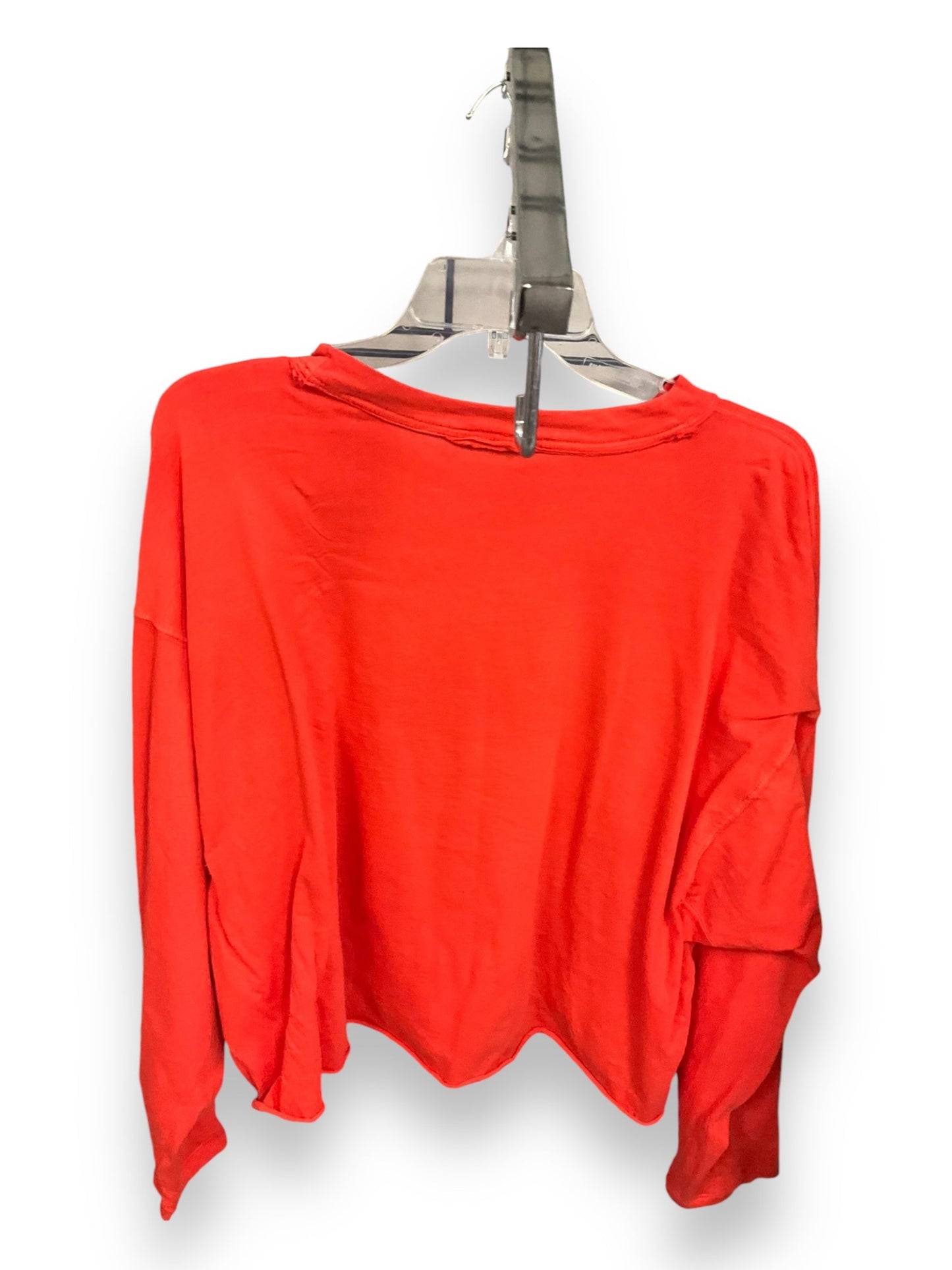 Top Long Sleeve By Urban Outfitters In Blue & Orange, Size: M