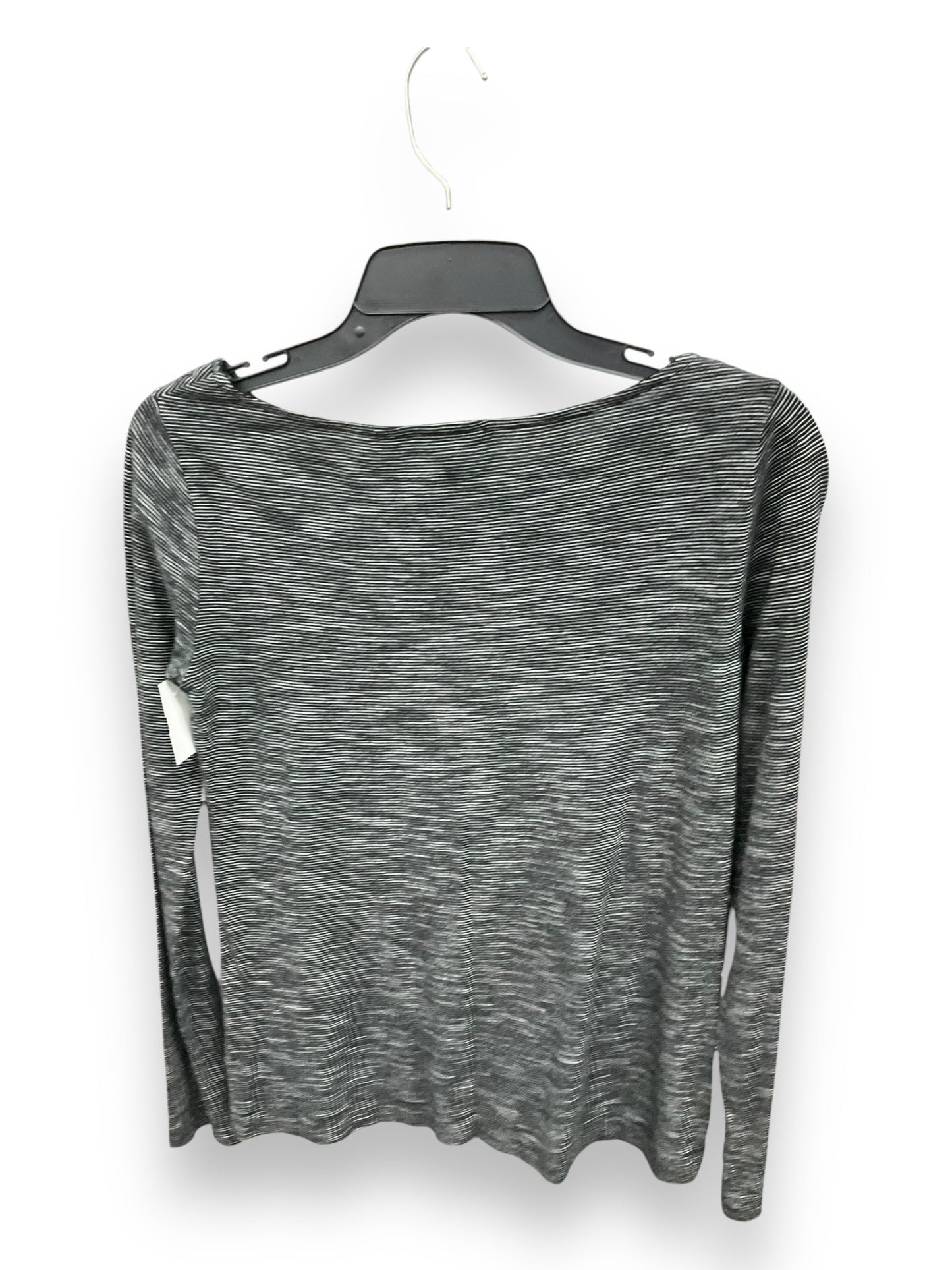 Top Long Sleeve By Banana Republic In Black & White, Size: Xs