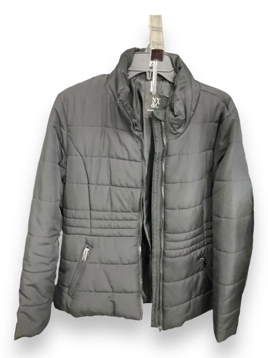 Jacket Puffer & Quilted By New York And Co In Black, Size: L