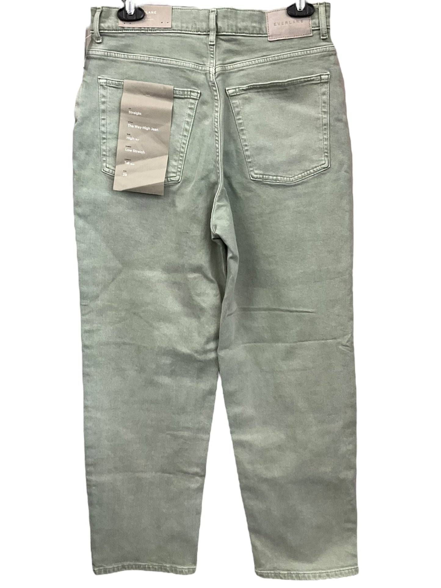 Green Jeans Straight Everlane, Size 6