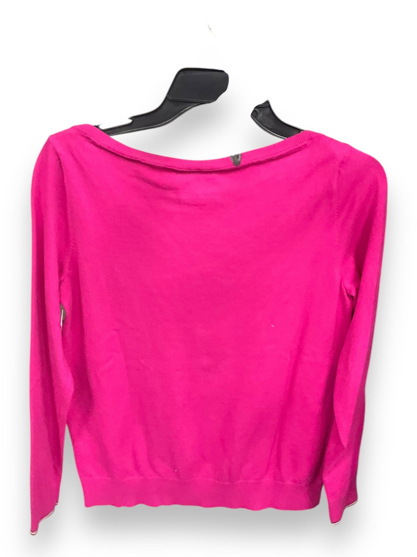 Top Long Sleeve By Tommy Hilfiger In Pink, Size: M