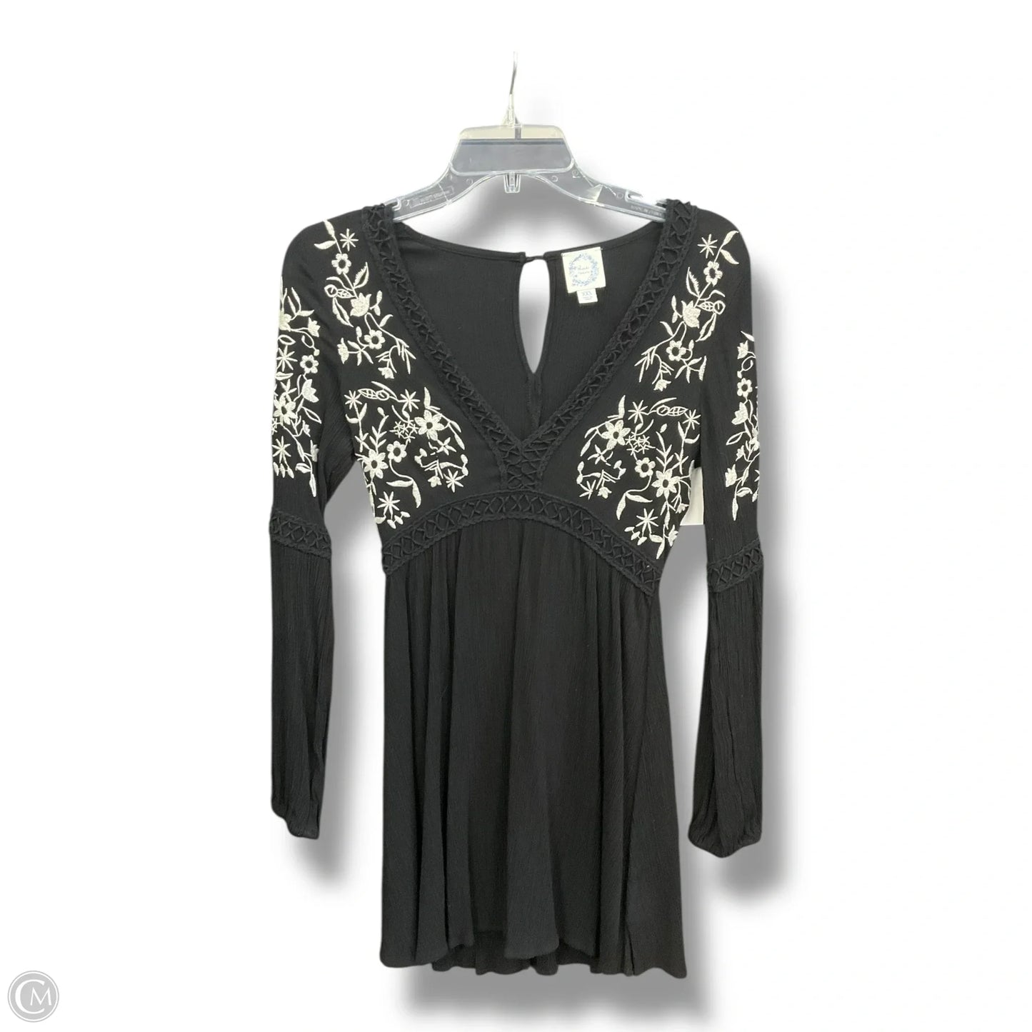 Dress Casual Short By Blue Rain In Black & White, Size: Xxs