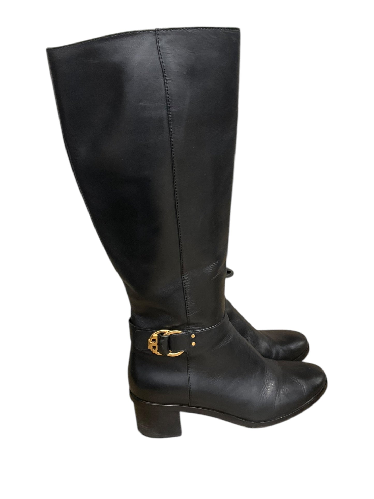 Boots Designer By Tory Burch In Black, Size: 9