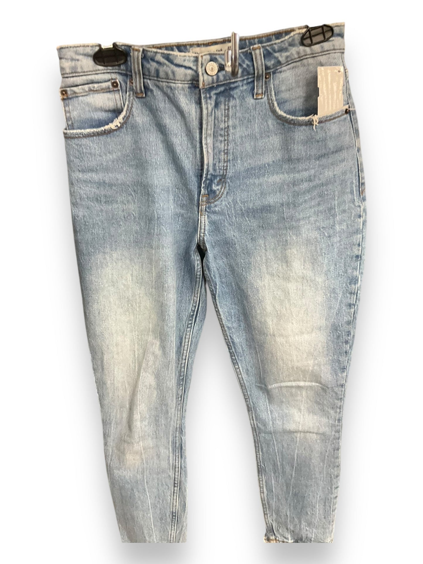 Jeans Skinny By Abercrombie And Fitch In Blue Denim, Size: 4