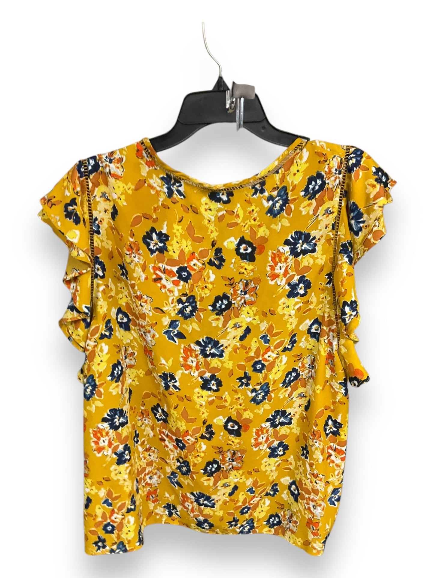 Top Short Sleeve By Zac And Rachel In Animal Print, Size: 2x