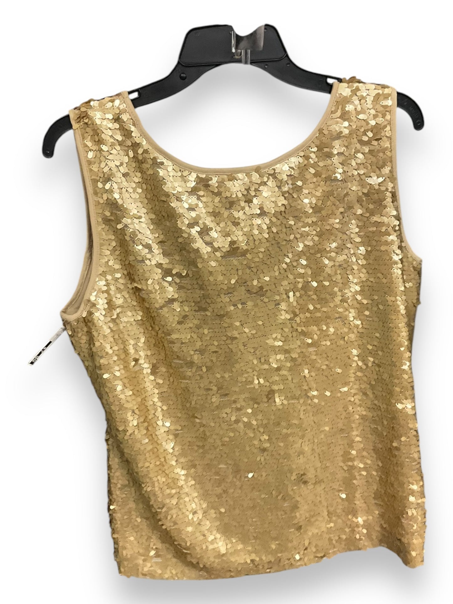 Tank Top By Clothes Mentor In Gold, Size: Xl