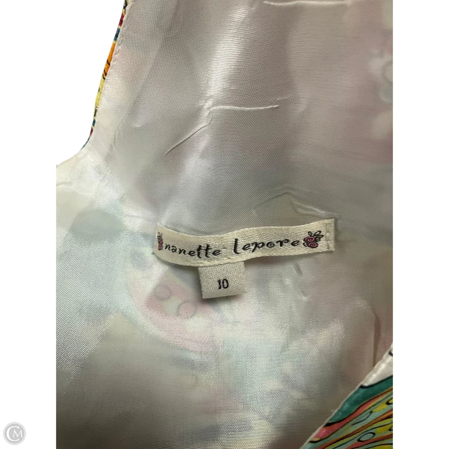 Top Sleeveless By Nanette Lepore In Multi-colored, Size: M