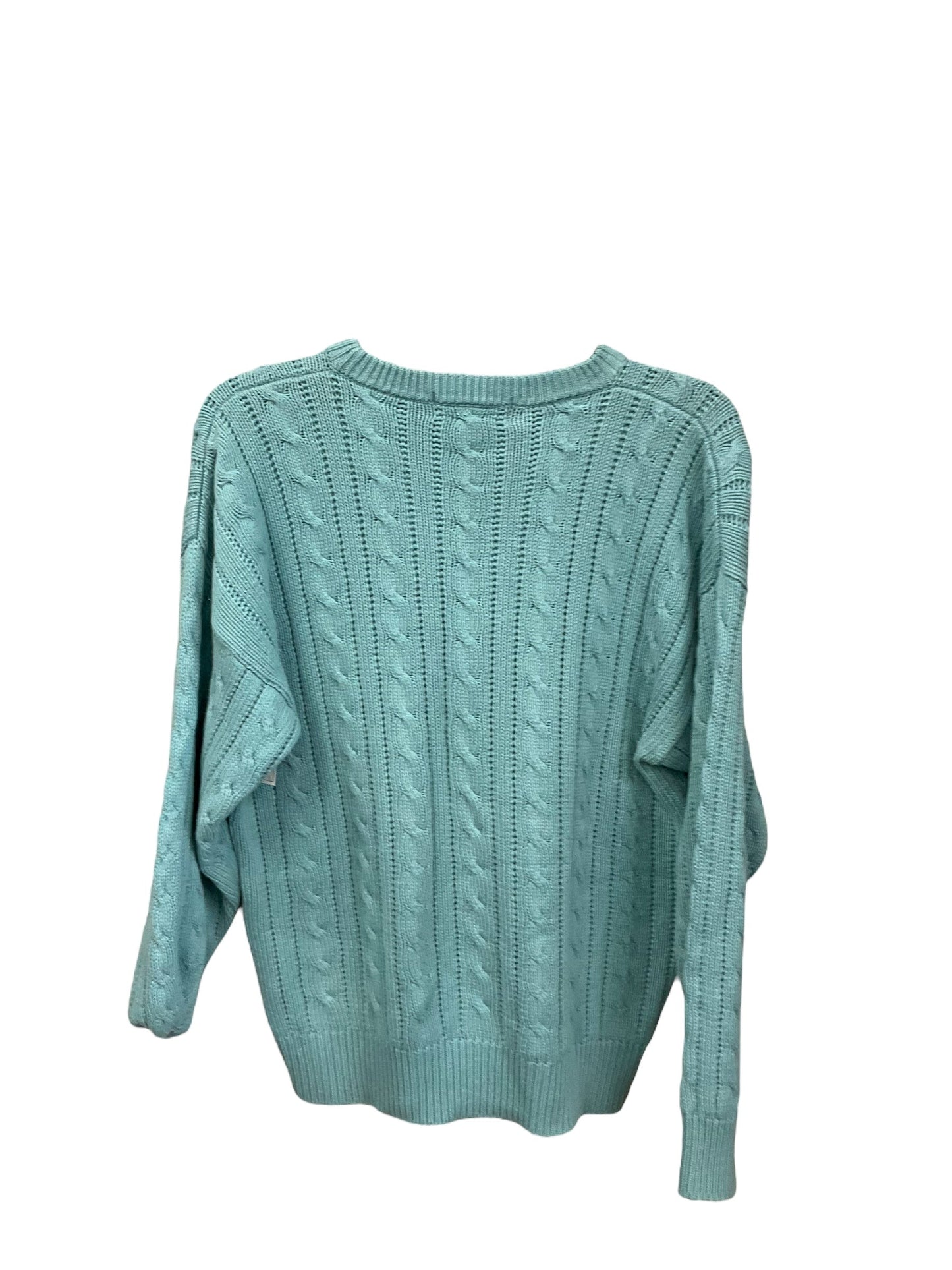 Sweater By Eddie Bauer In Teal, Size: M