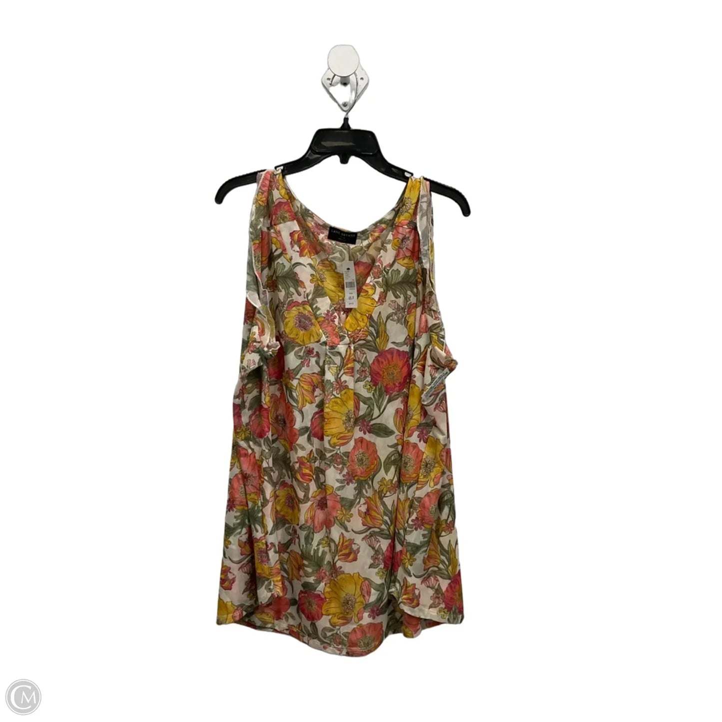 Top Sleeveless By Lane Bryant In Floral Print, Size: 3x