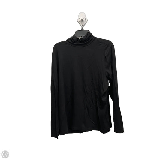 Top Long Sleeve By Chicos In Black, Size: 3x