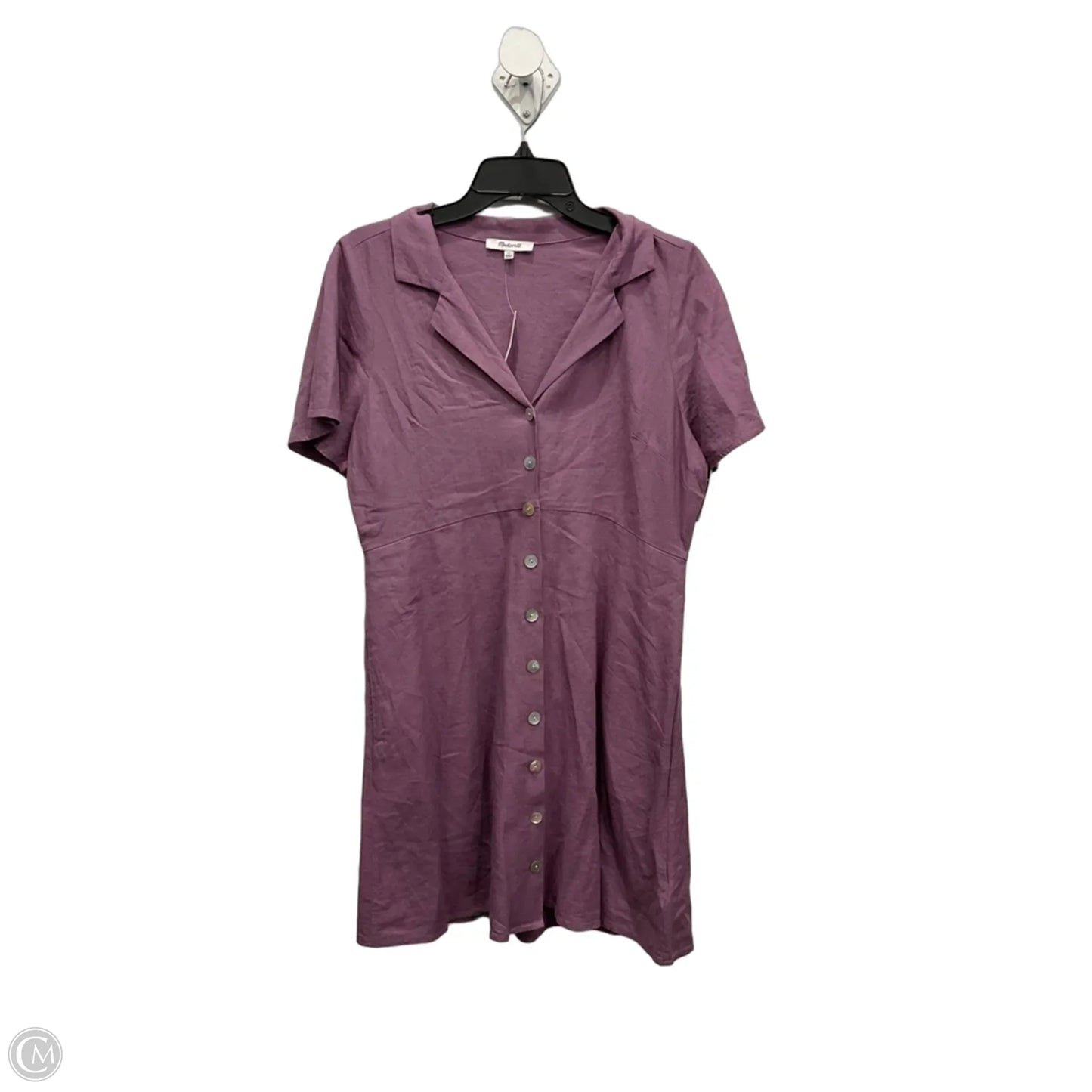 Dress Casual Midi By Madewell In Purple, Size: M