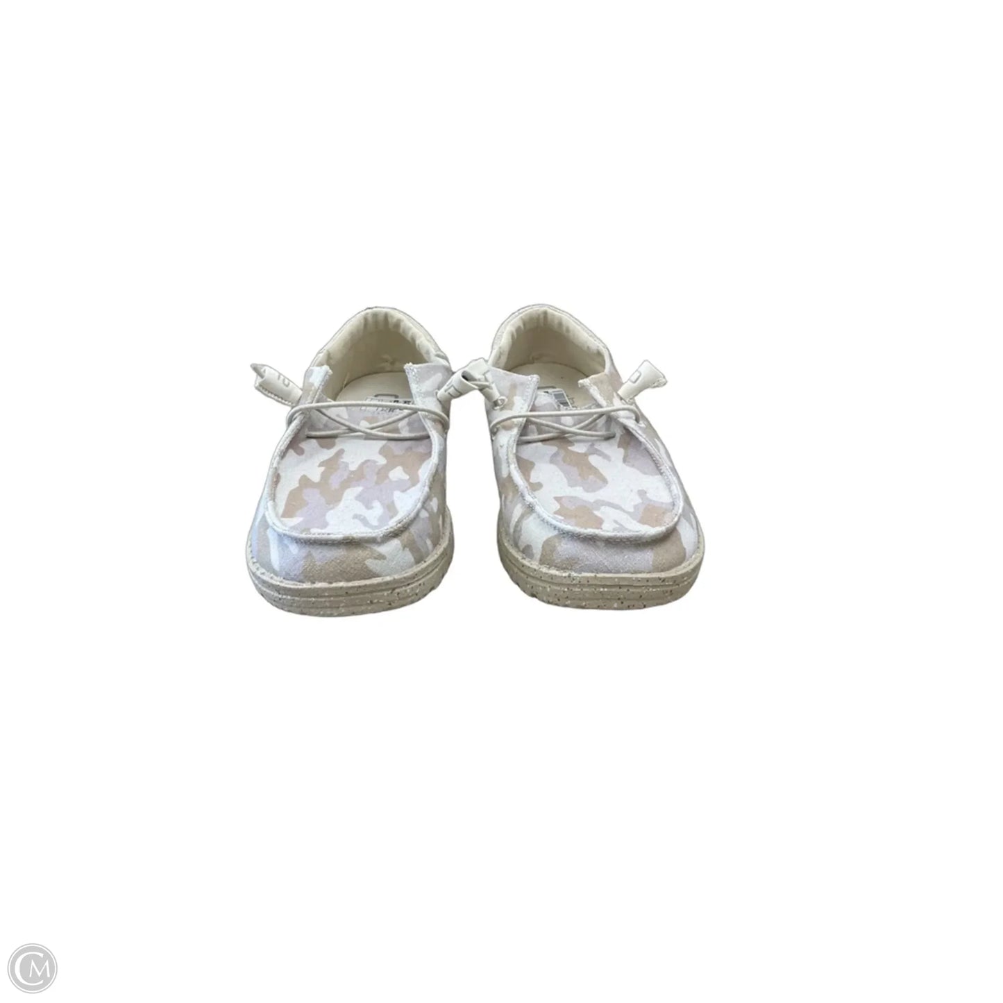 Shoes Flats By Hey Dude In Camouflage Print, Size: 7
