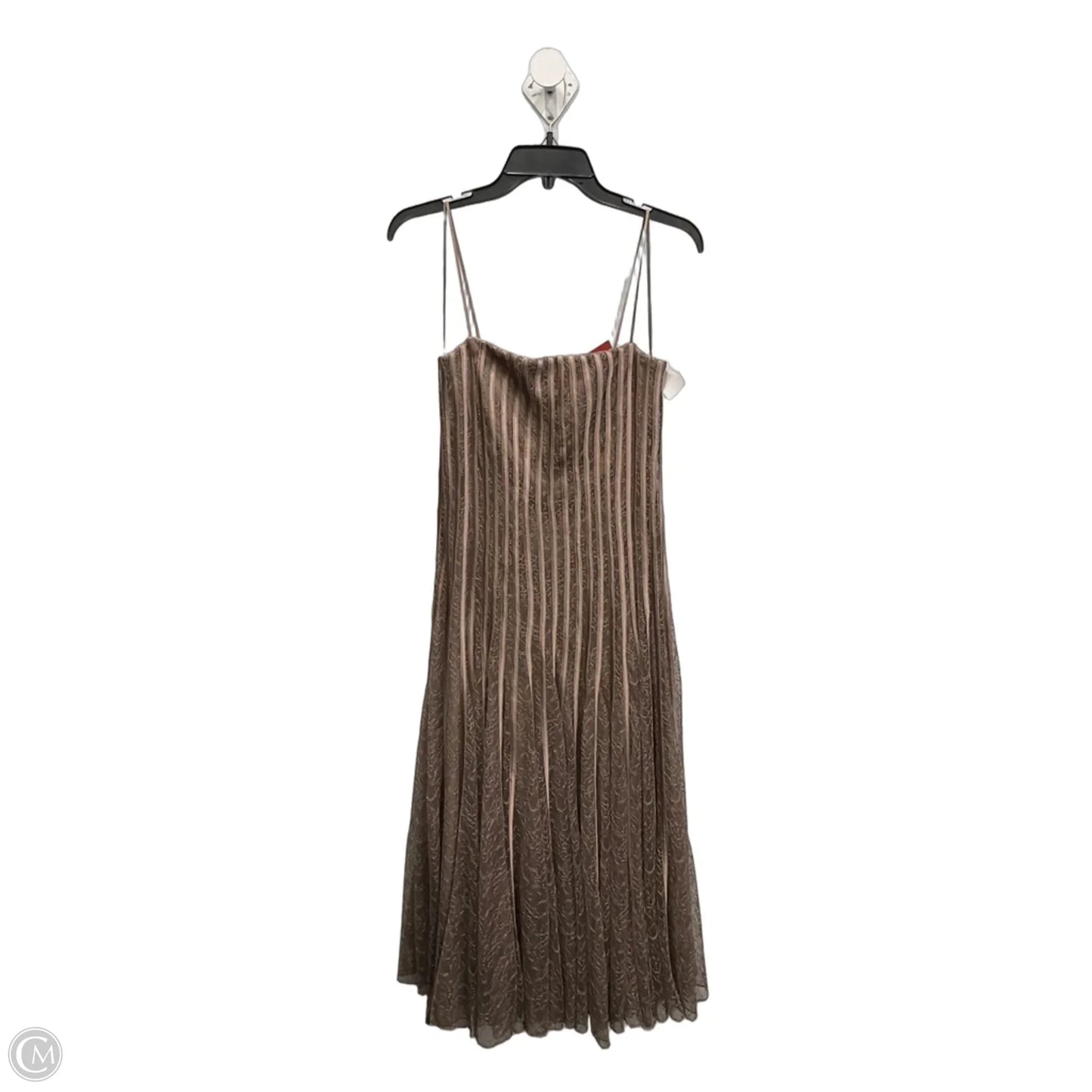 Dress Casual Midi By Js Collections In Tan, Size: 6