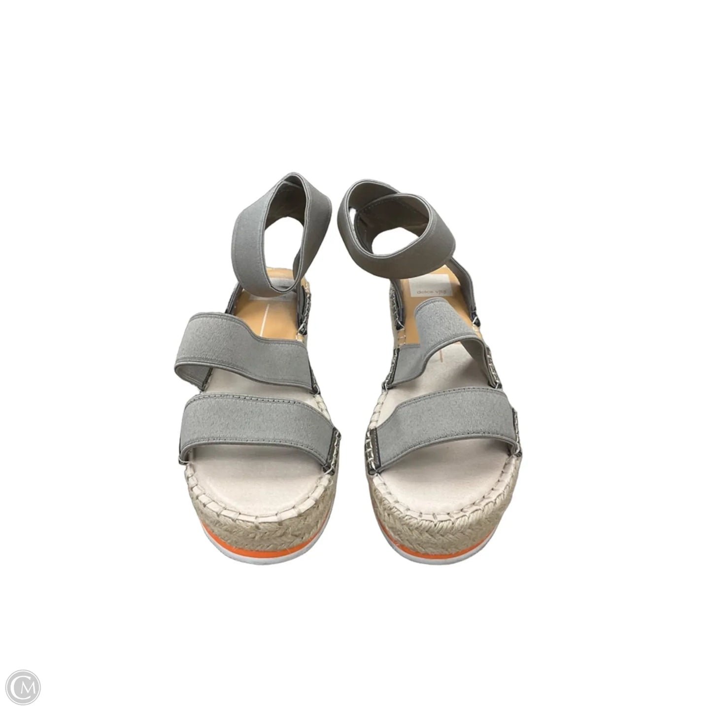 Sandals Heels Wedge By Dolce Vita In Grey, Size: 7