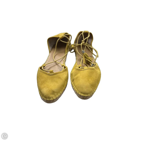 Shoes Flats By Franco Sarto In Yellow, Size: 11
