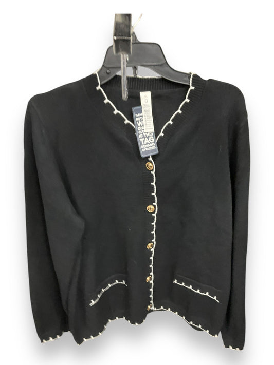 Sweater Cardigan By Clothes Mentor In Black, Size: Xl