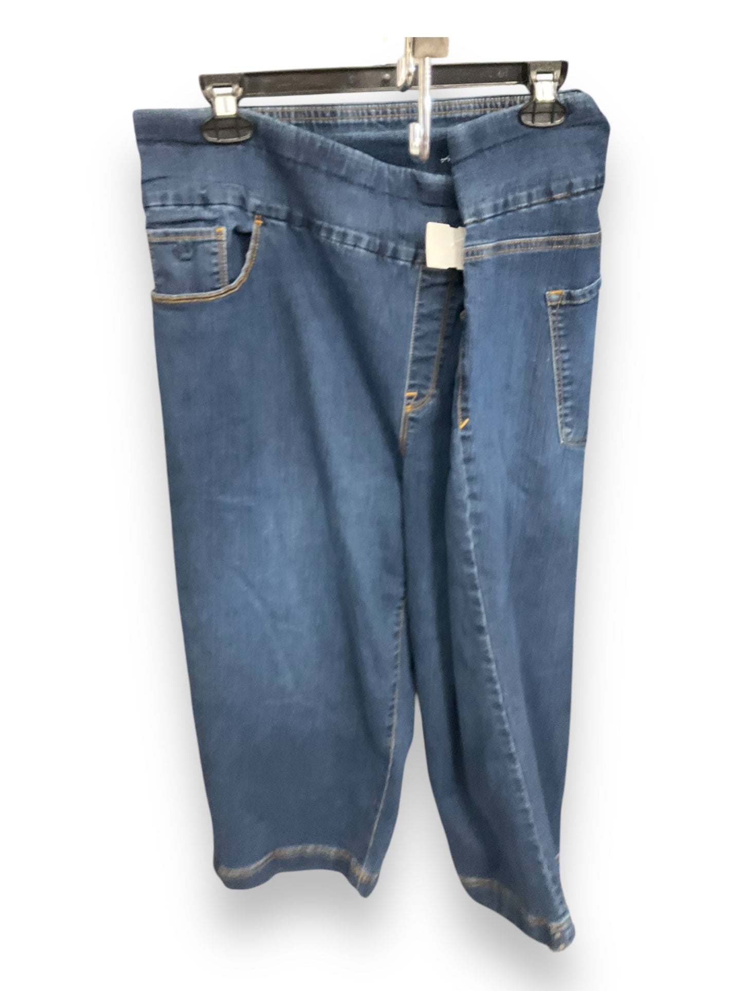 Jeans Cropped By Gloria Vanderbilt In Blue, Size: 22