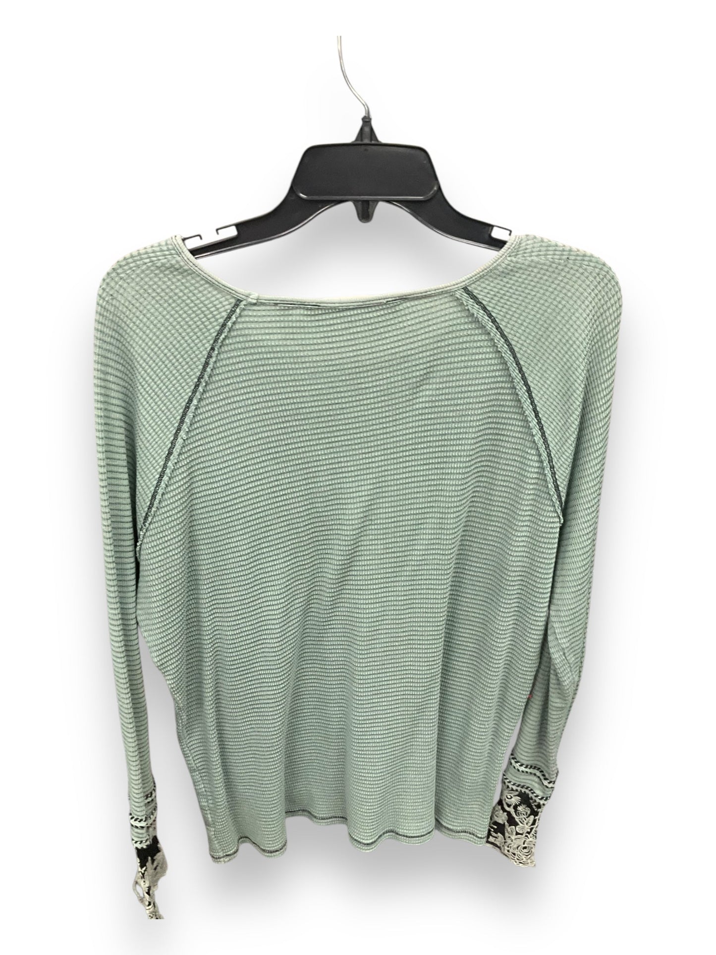 Top Long Sleeve By Soft Surroundings In Green, Size: L