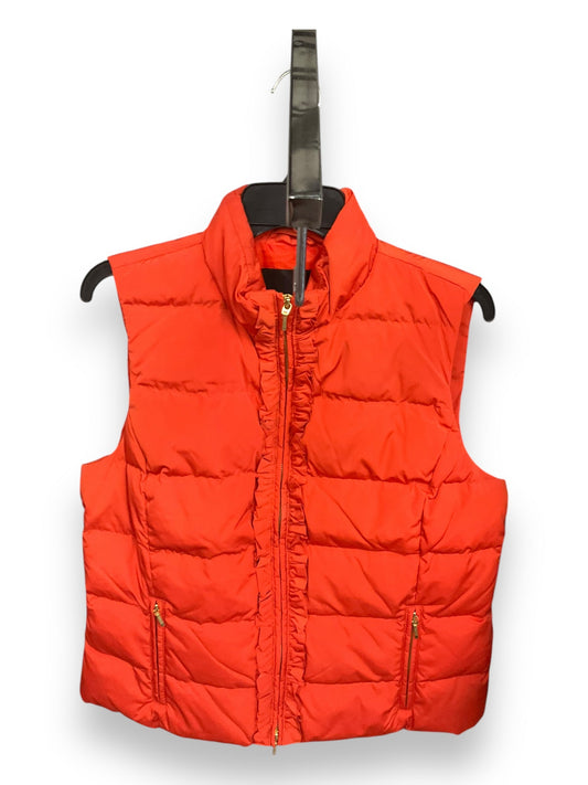 Vest Puffer & Quilted By Talbots In Orange, Size: Lp