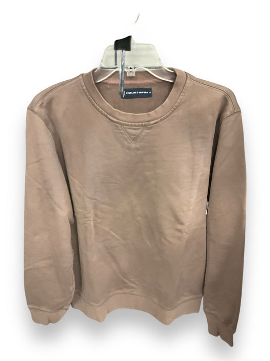 Sweatshirt Crewneck By Everlane In Brown, Size: M