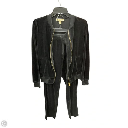 Sweatshirt Hoodie By Michael By Michael Kors In Black, Size: S