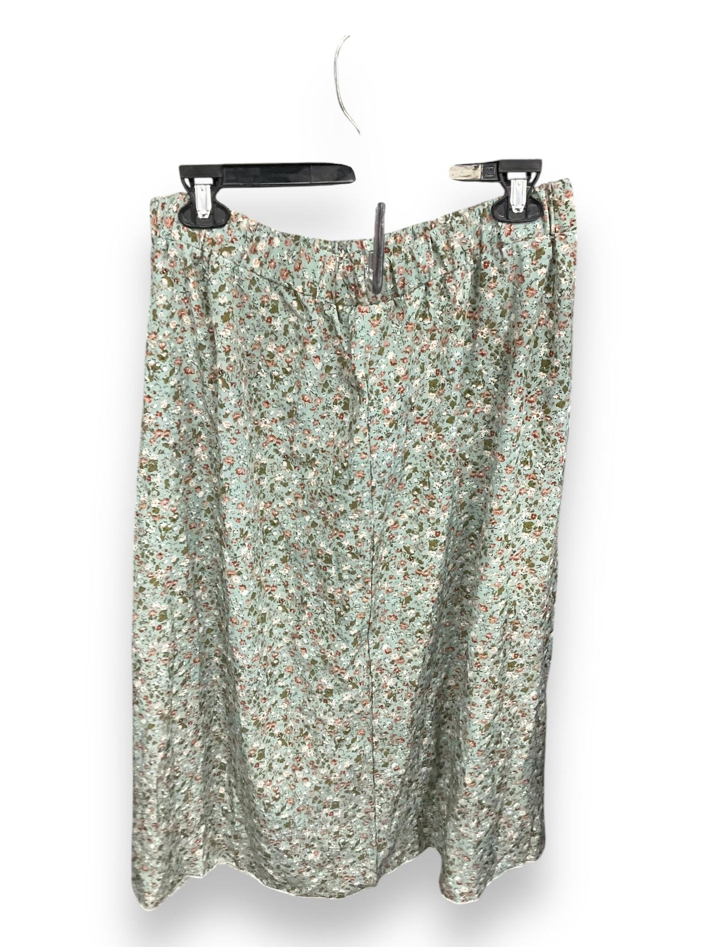 Skirt Midi By Shein In Floral Print, Size: 1x