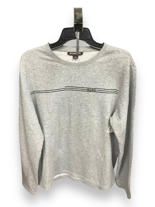 Sweatshirt Crewneck By Michael By Michael Kors In Grey, Size: L