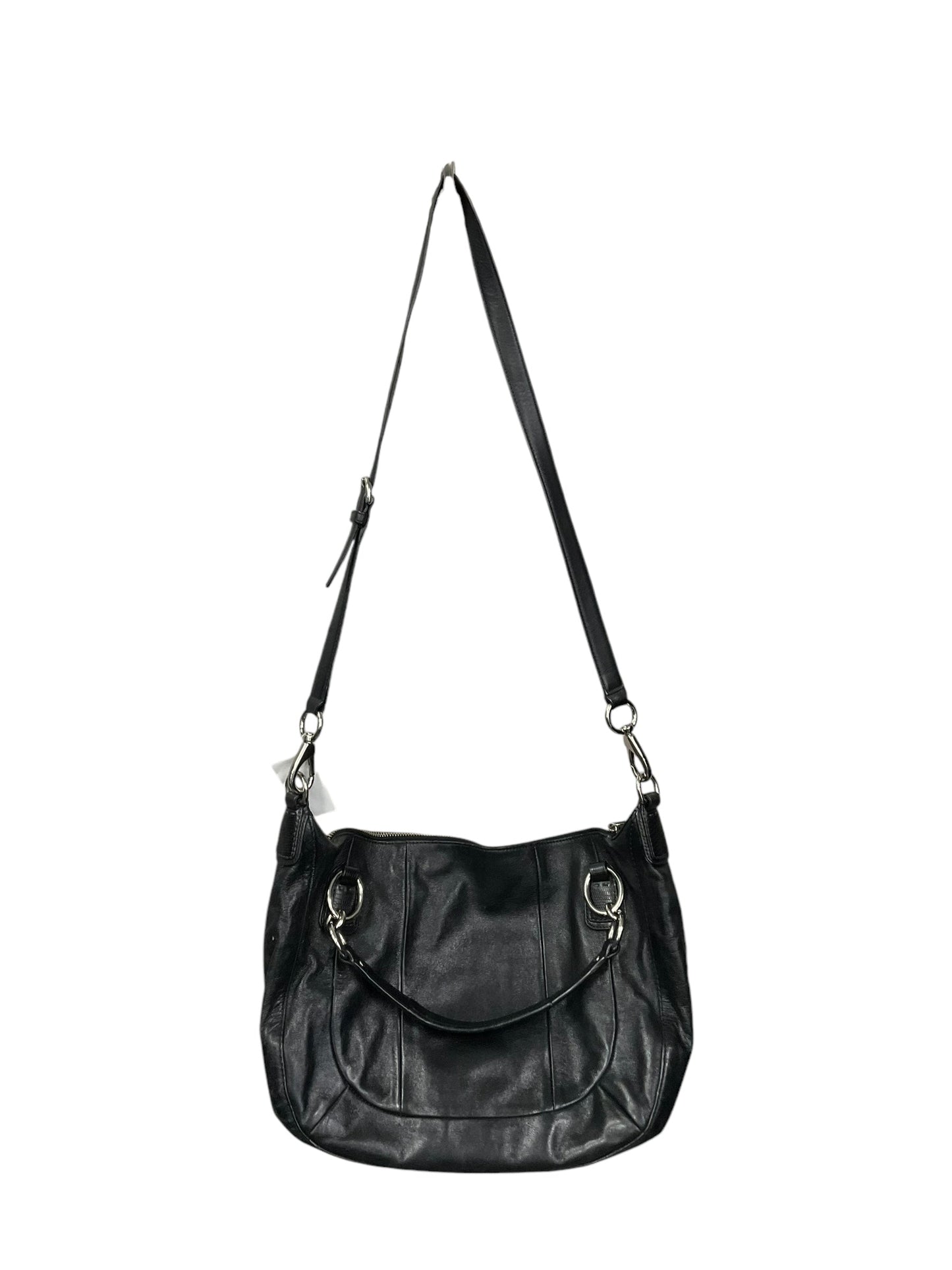 Handbag Leather By Coach, Size: Large