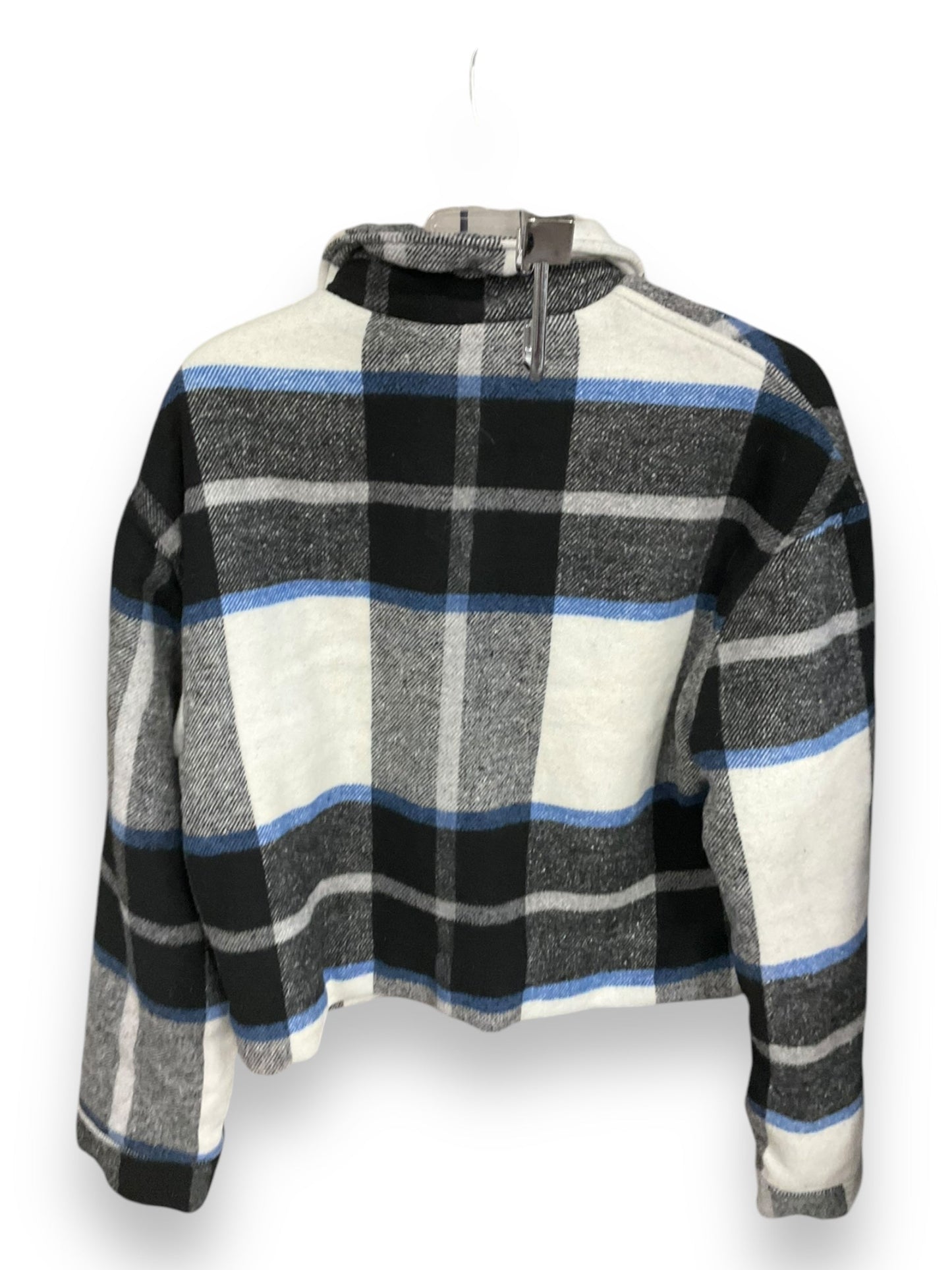 Jacket Fleece By Clothes Mentor In Plaid Pattern, Size: L