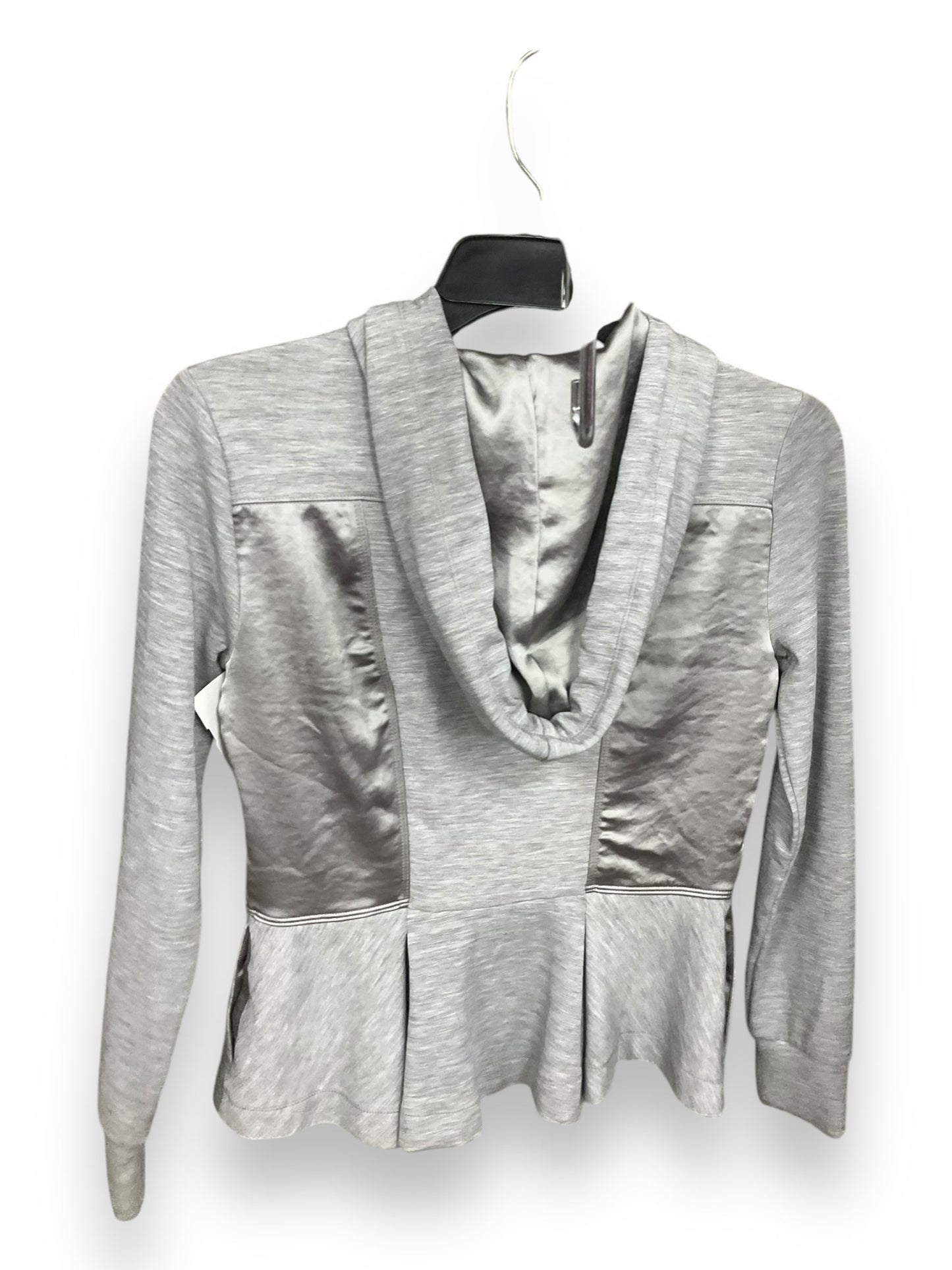 Sweatshirt Hoodie By White House Black Market In Grey, Size: Xxs