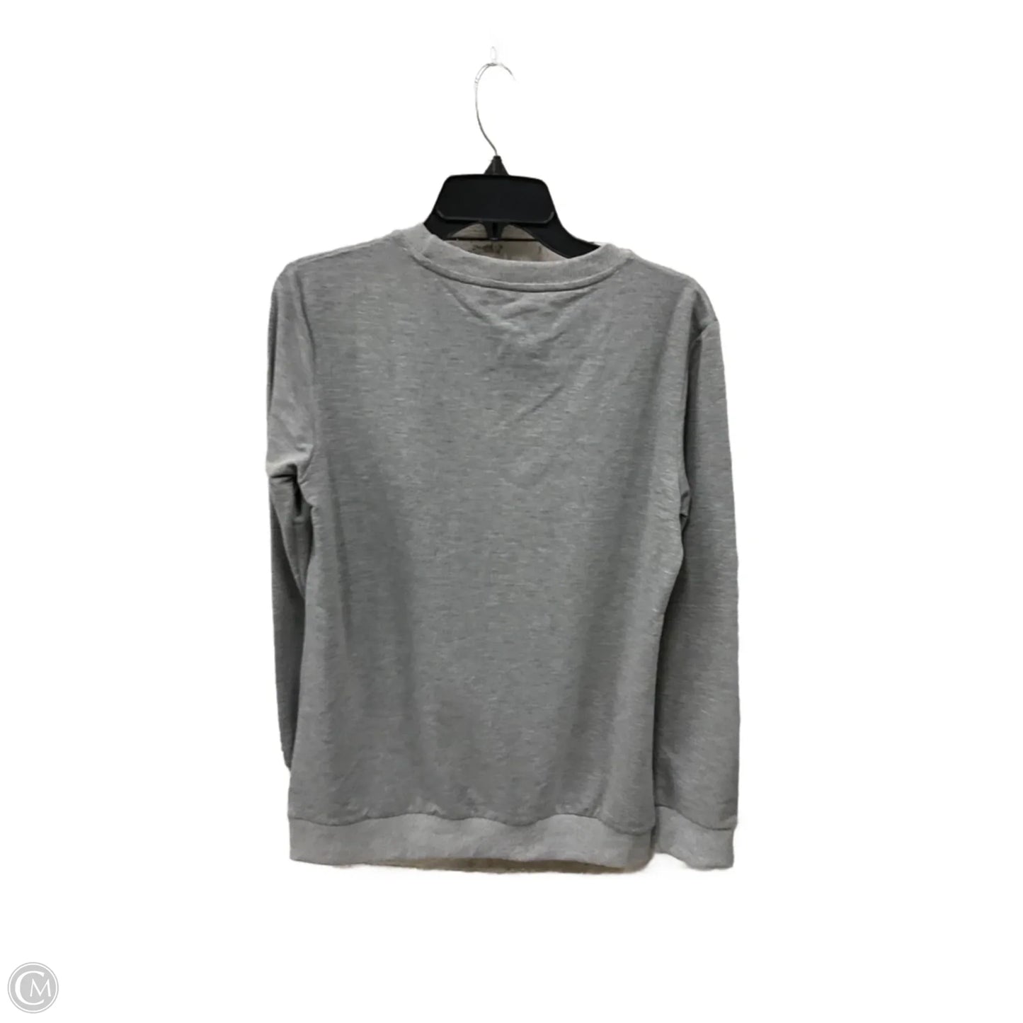 Sweatshirt Collar By Clothes Mentor In Grey, Size: S