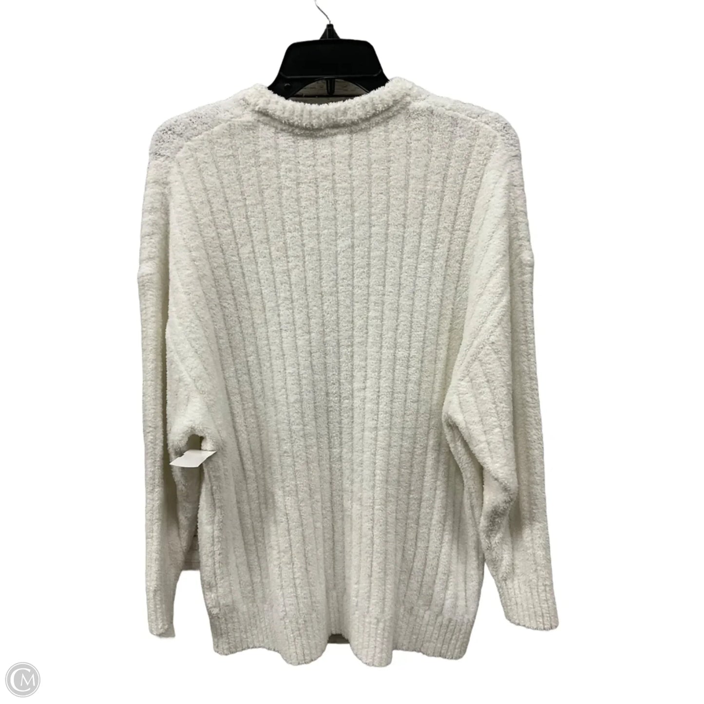 Top Long Sleeve Designer By Ugg In White, Size: M