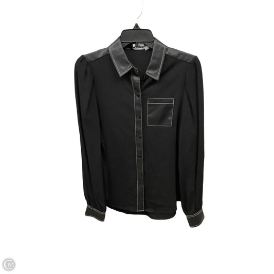 Top Long Sleeve Designer By Karl Lagerfeld In Black, Size: Sp