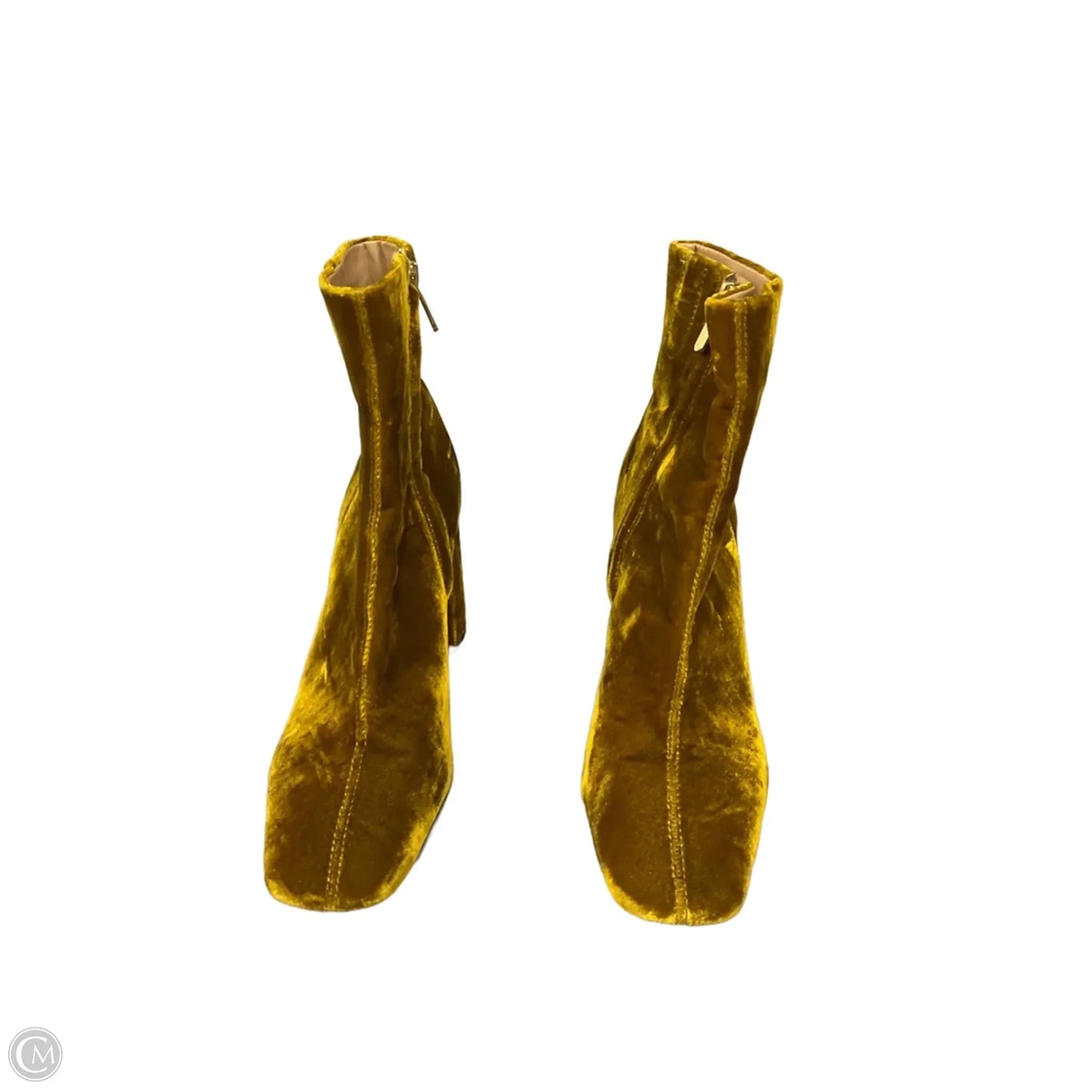 Boots Ankle Heels By Sam Edelman In Gold, Size: 9