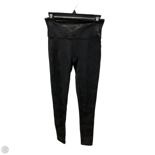 Athletic Leggings By Spanx In Black, Size: M