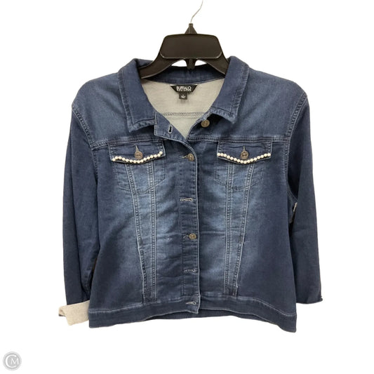 Jacket Denim By Buffalo David Bitton In Blue Denim, Size: L