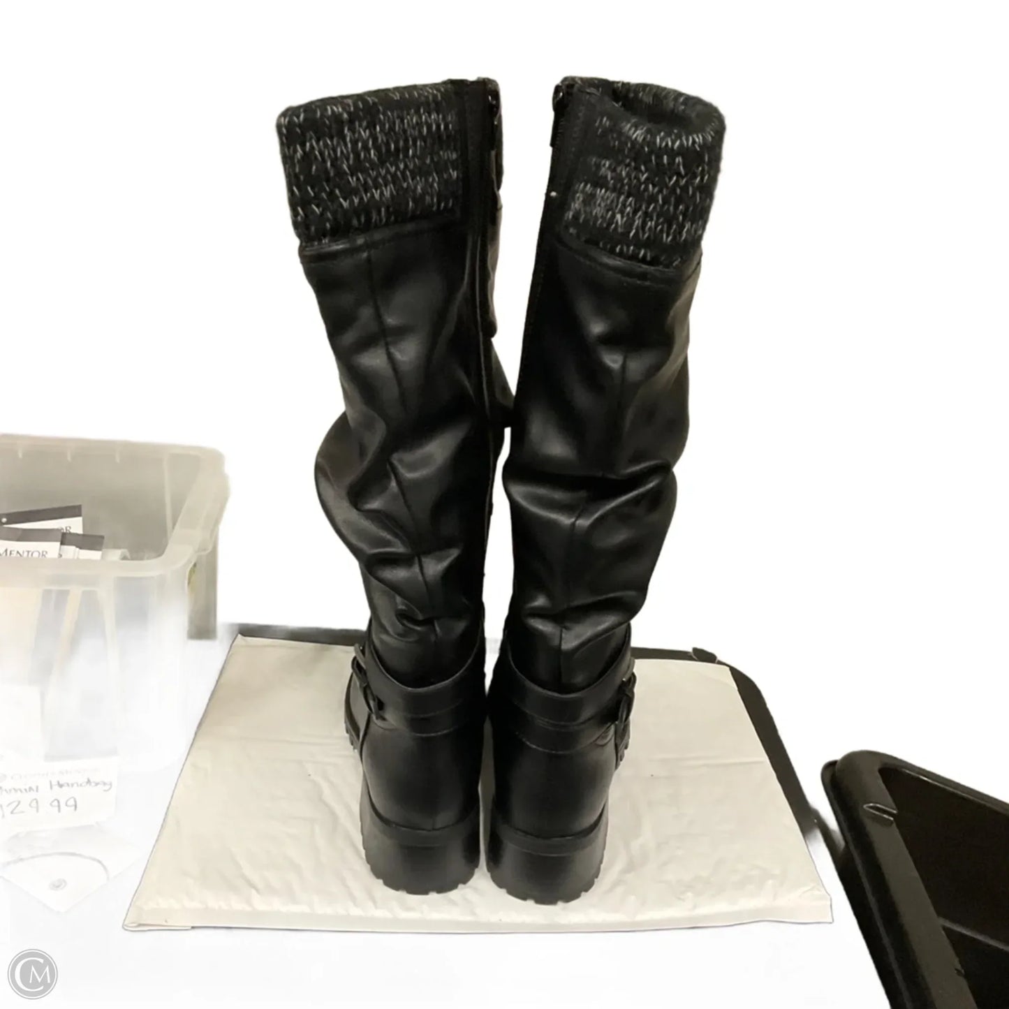 Boots Mid-calf Flats By Maurices In Black, Size: 8.5