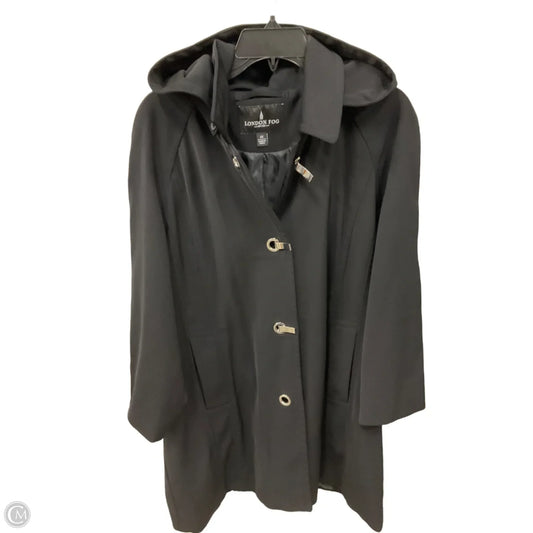 Coat Other By London Fog In Black, Size: 1x