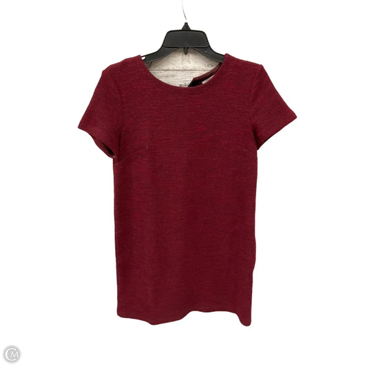 Dress Casual Midi By Loft In Red, Size: 4