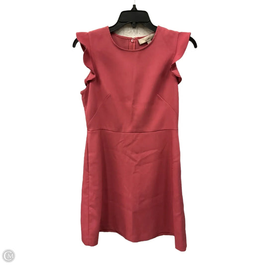 Dress Casual Midi By Loft In Pink, Size: 2