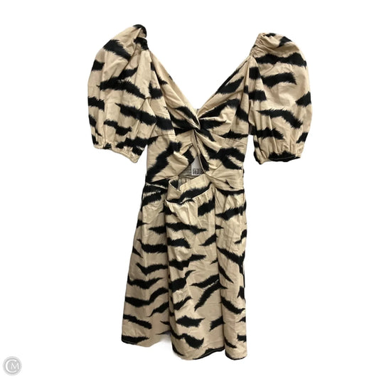 Dress Casual Midi By Divided In Zebra Print, Size: Xs